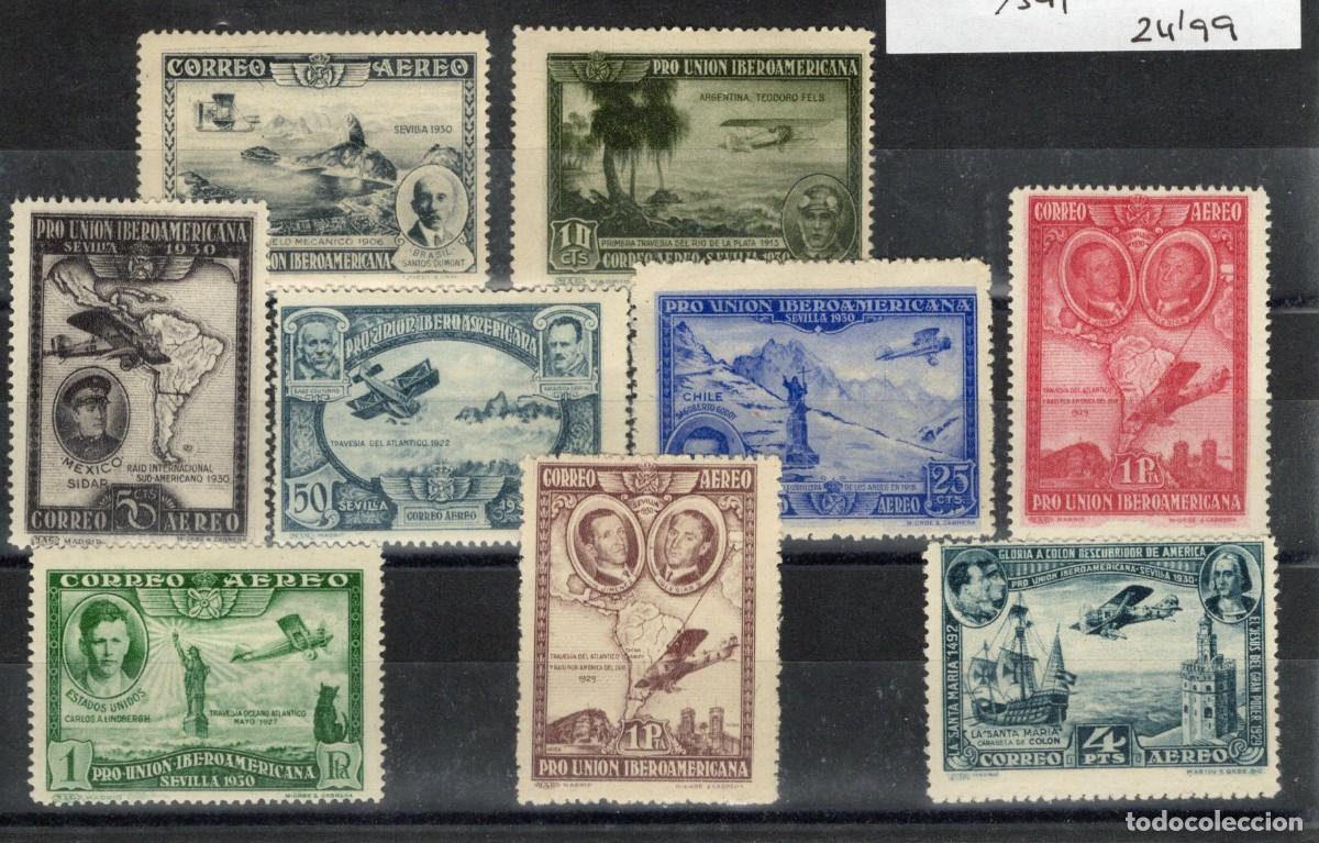 Sellos: PC715 Sellos Espa&ntilde;a A&ntilde;o 1930 Edifil 583/591* sellos originales en NUEVO v.c. 190 &euro;