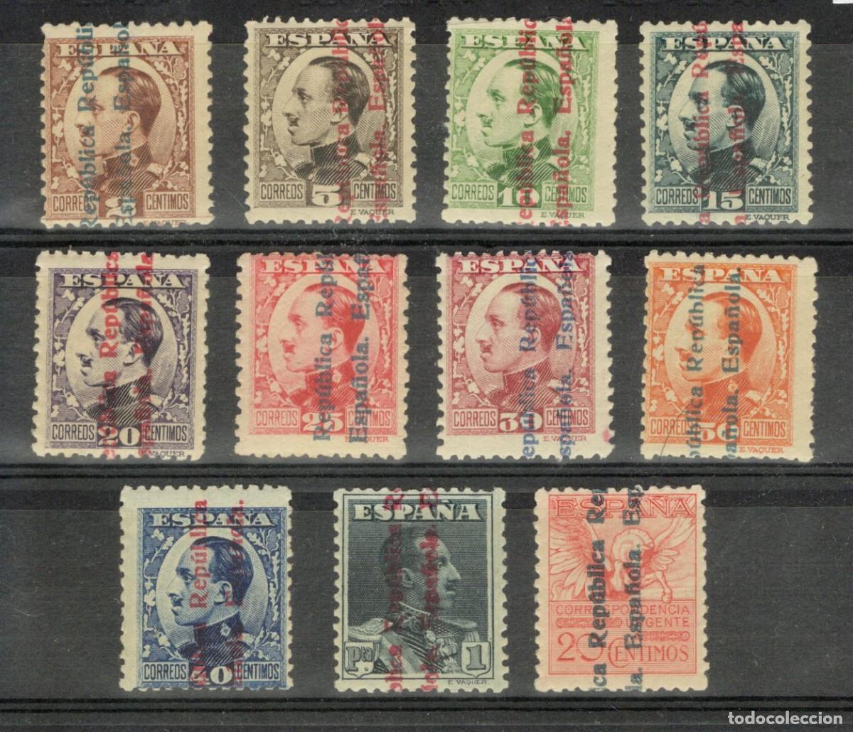 Sellos: PC717 Sellos Espa&ntilde;a A&ntilde;o 1931 Edifil 593/603** sellos originales en NUEVO v.c. 335 &euro;