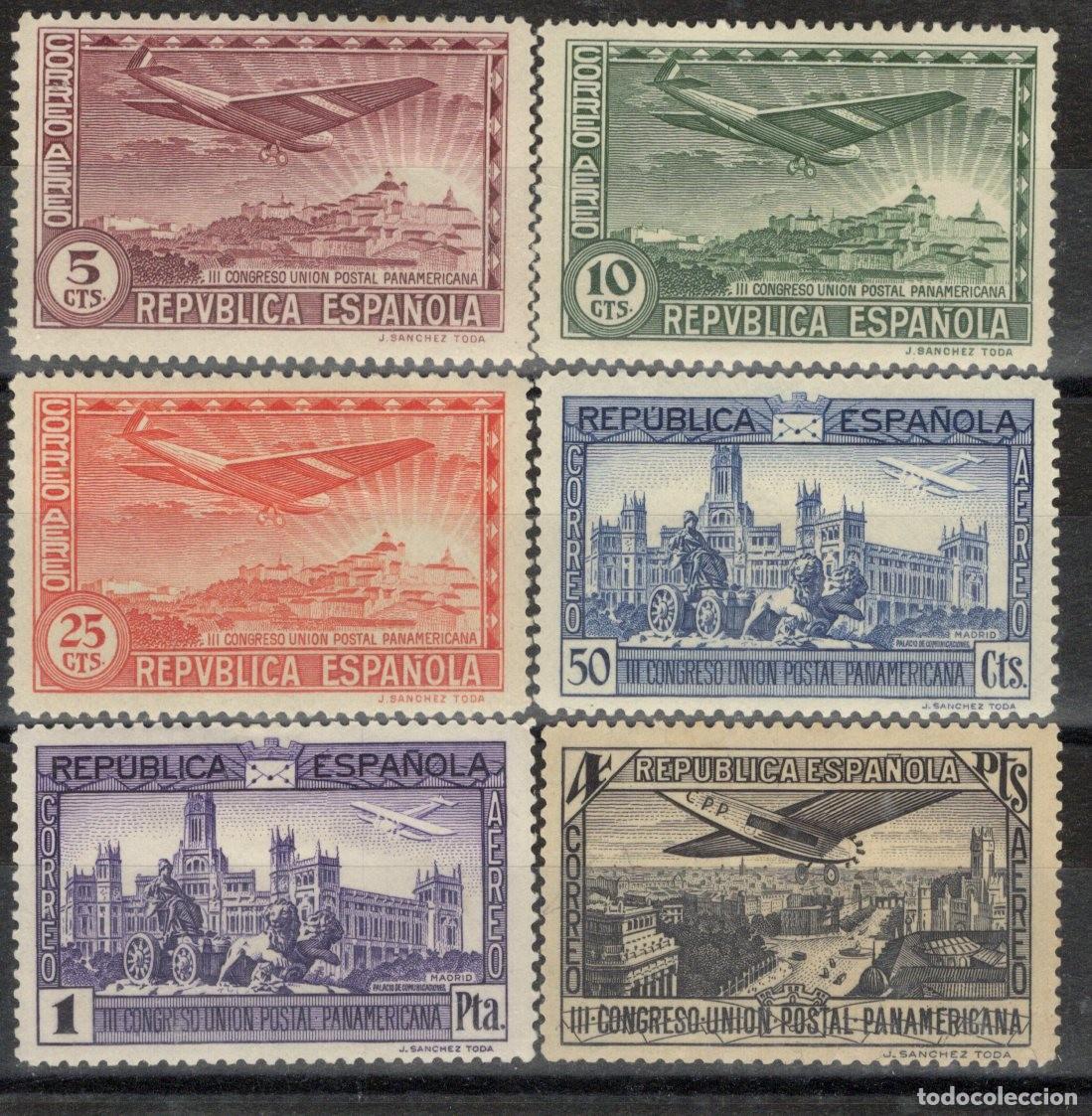 Sellos: PC718 Sellos Espa&ntilde;a A&ntilde;o 1931 Edifil 614/619* sellos originales en NUEVO v.c. 20 &euro;