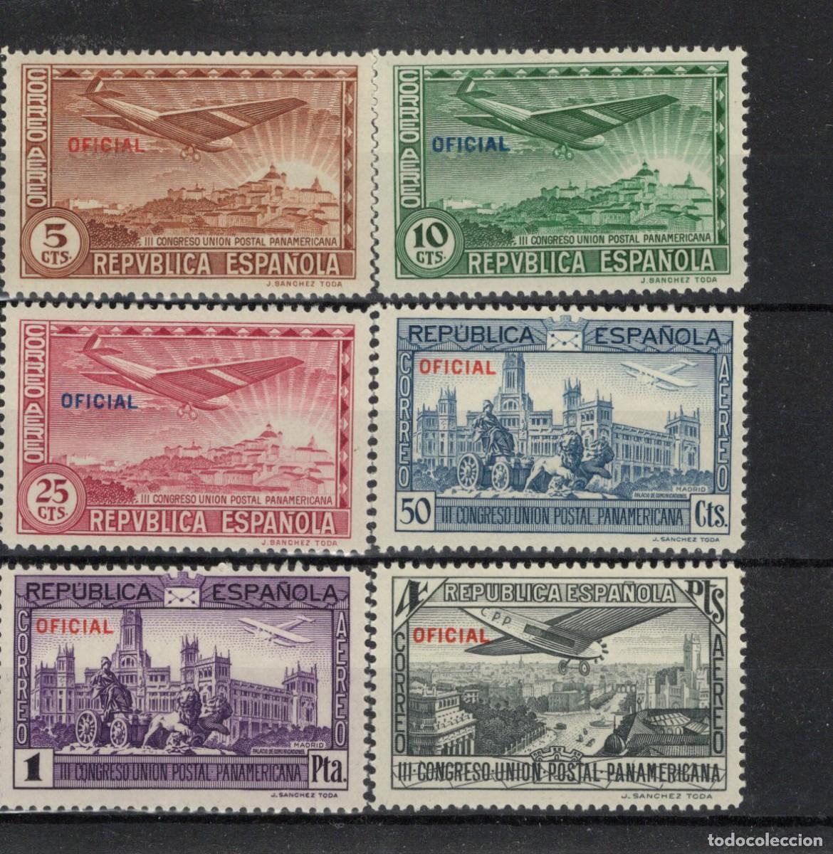 Sellos: PC719 Sellos Espa&ntilde;a A&ntilde;o 1931 Edifil 630/635** sellos originales en NUEVO SERIE COMPLETA v.c. 17 &euro;