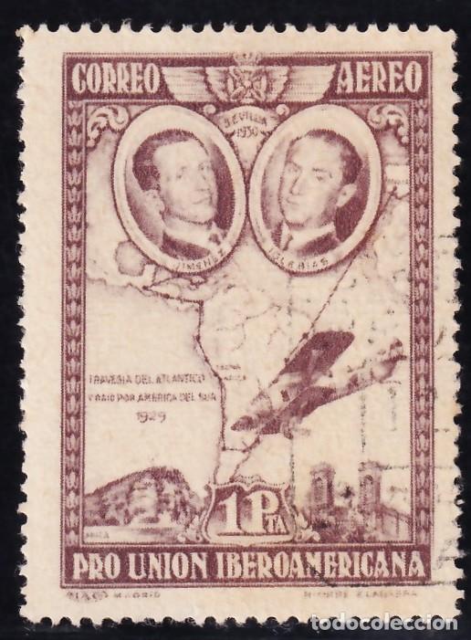 Sellos: ESPA&Ntilde;A, 1930 EDIFIL N&ordm; 590, 1 pts. cast. viol&aacute;ceo, [Mat. Filat&eacute;lico.]