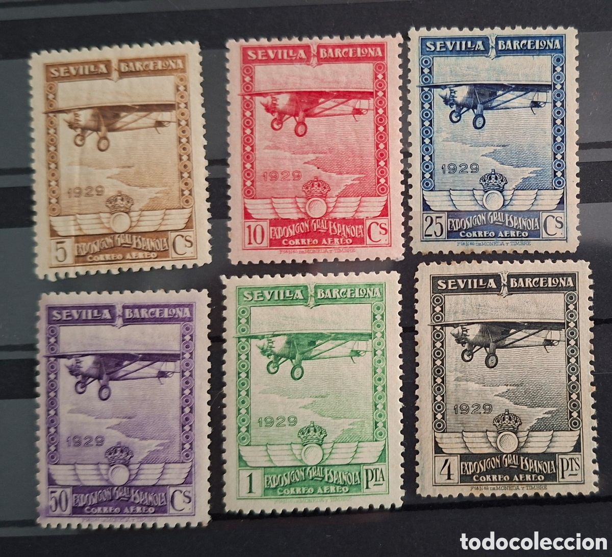 Sellos: Espa&ntilde;a sellos Exposicion sevilla Barcelona 1929 Nuevos *