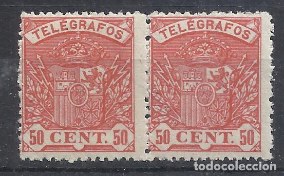 Sellos: alfonso XIII TELEGRAFOS DUO 1901 EDIFIL 35 NUEVO** VALOR 2022 CATALOGO 46.- EUROS