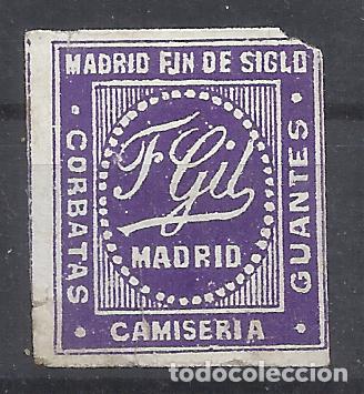 Sellos: CAMISERIA GIL CORBATAS GUANTES MADRID FIN DE SIGLO