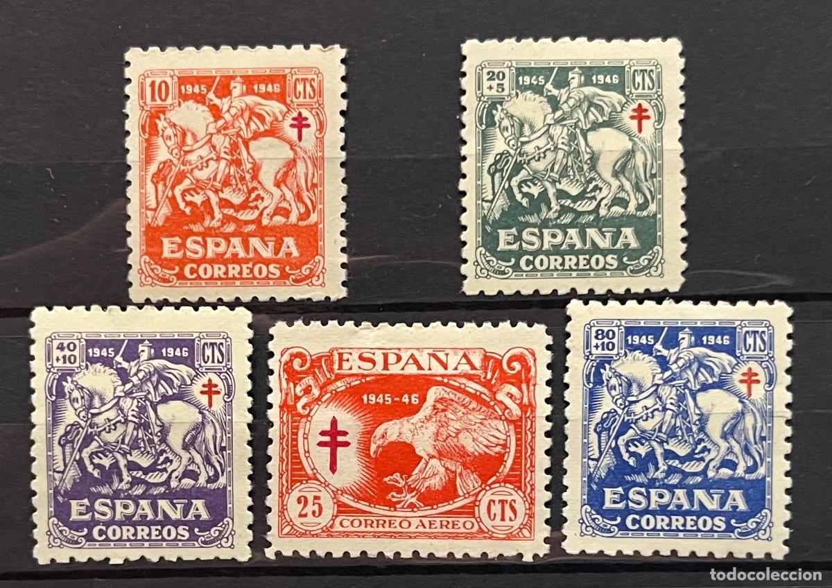 Sellos: 1945 pro tuberculosis,centrados,goma,MNH**