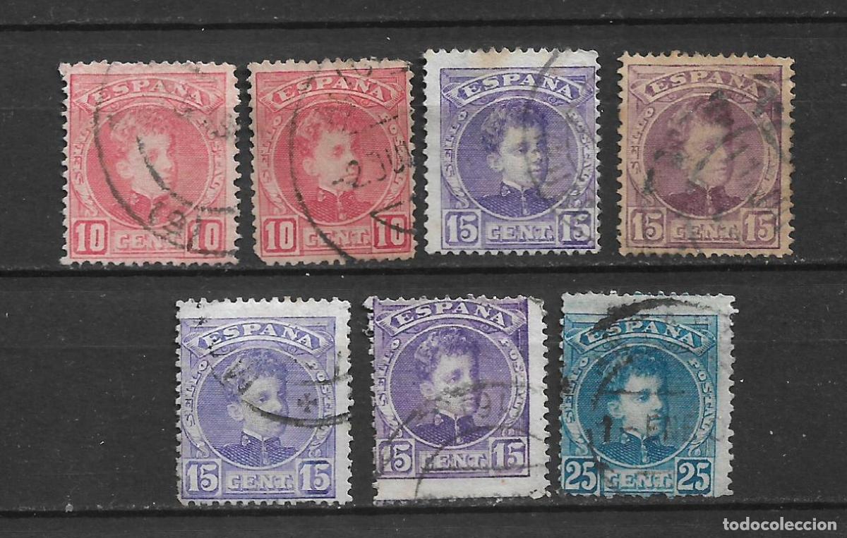 Sellos: espa&ntilde;a lote 7 sellos usados - 1/7