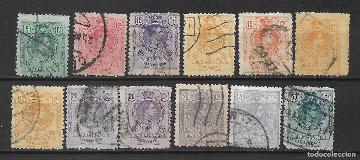 Sellos: espa&ntilde;a lote 12 sellos usados - 1/14