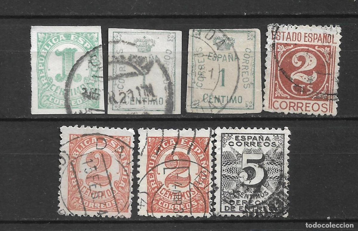 Sellos: espa&ntilde;a lote 7 sellos usados - 1/14