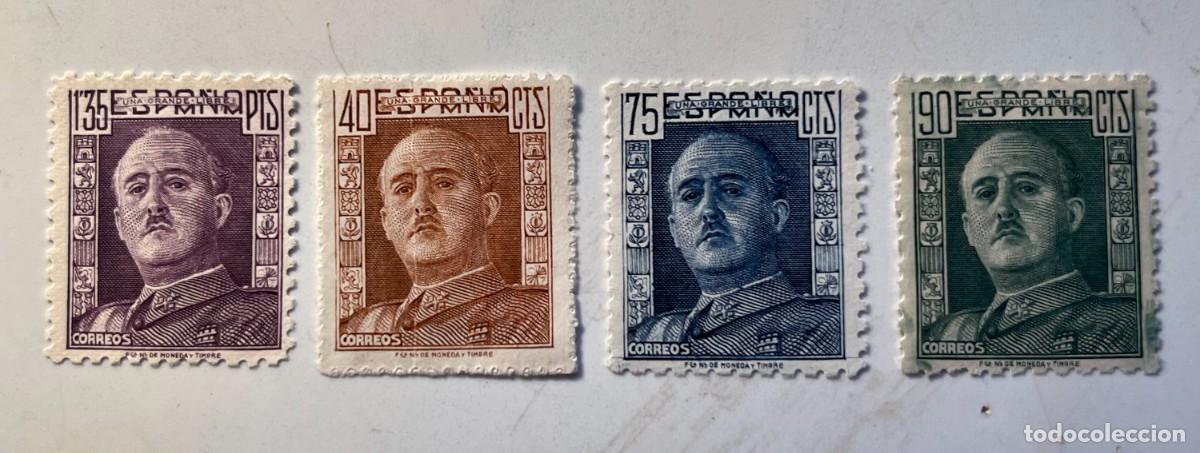 Sellos: 1946 Franco sin charnela.centrados