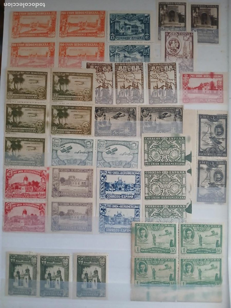 Stamps: A&Ntilde;O 1930 PRO-UNION IBEROAMERICANA VALOR CATALOGO 222.85 EUROS