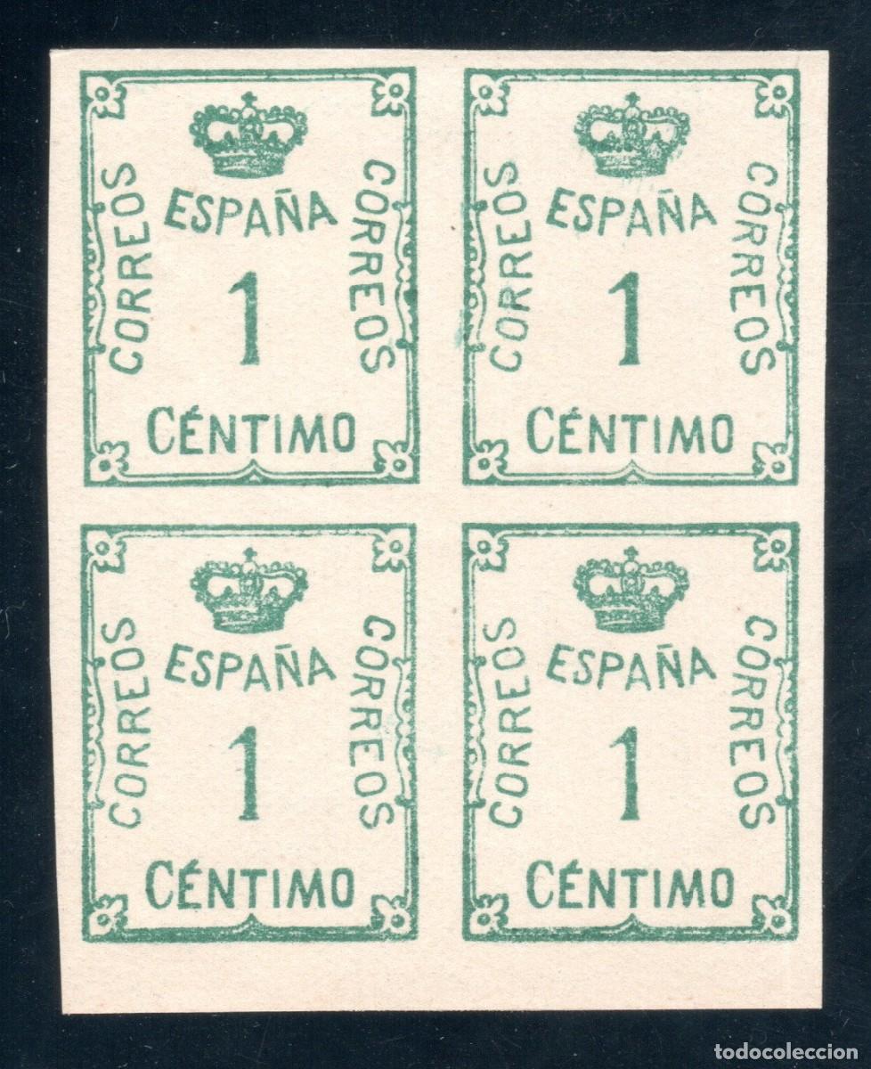 Sellos: EDIFIL 291 CORONA Y CIFRA. A&Ntilde;O 1920. (BLOQUE DE 4). MNH **