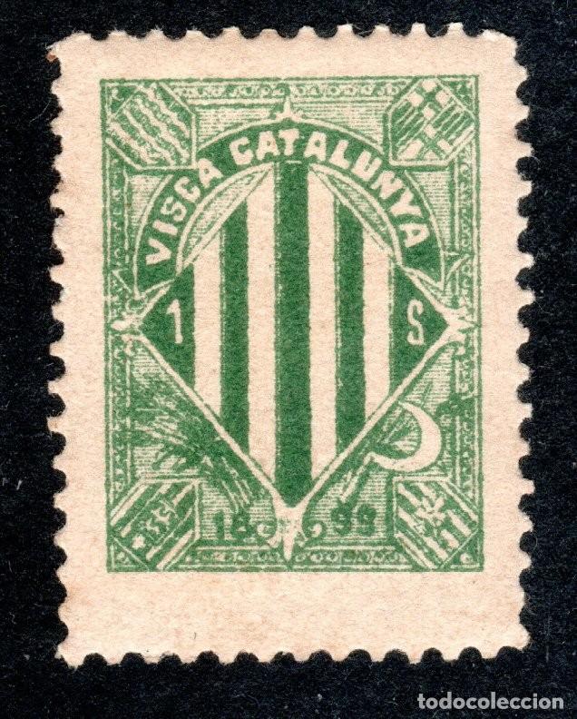 Sellos: VISCA CATALUNYA. 1899. VI&Ntilde;ETA NACIONALISTA SEPARATISTA. MNH **