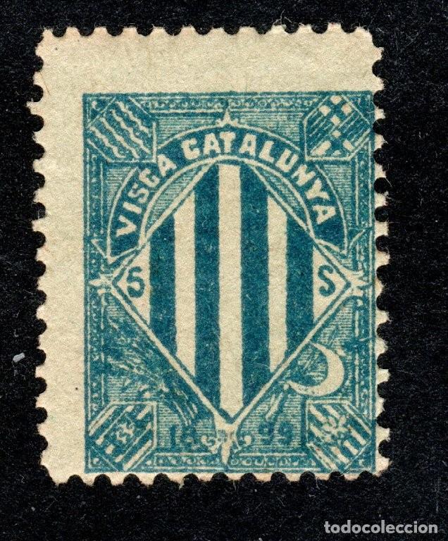 Sellos: VISCA CATALUNYA. 1899. VI&Ntilde;ETA NACIONALISTA SEPARATISTA. MNH **