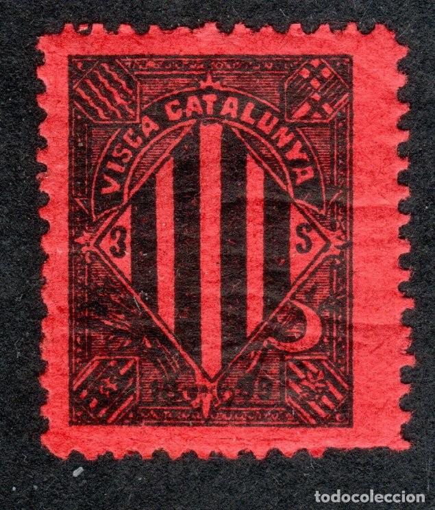 Sellos: VISCA CATALUNYA. 1899. VI&Ntilde;ETA NACIONALISTA SEPARATISTA. MNH **