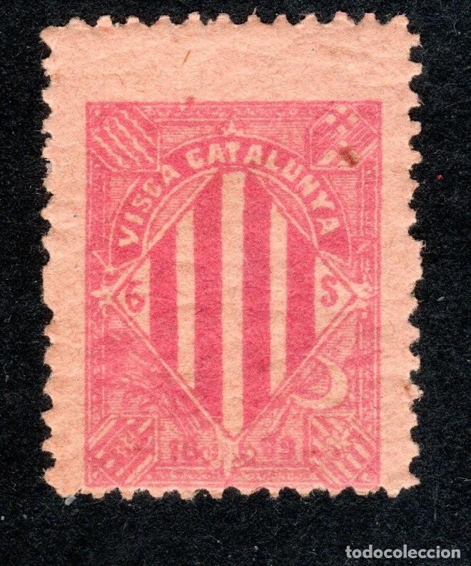 Sellos: VISCA CATALUNYA. 1899. VI&Ntilde;ETA NACIONALISTA SEPARATISTA. MNH **