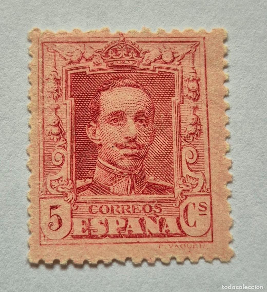 Sellos: A&ntilde;o 1922-1930 - Edifil 312** - Alfonso XIII - Vaquer- Nuevo sin fijasello - Se env&iacute;a el de la imagen