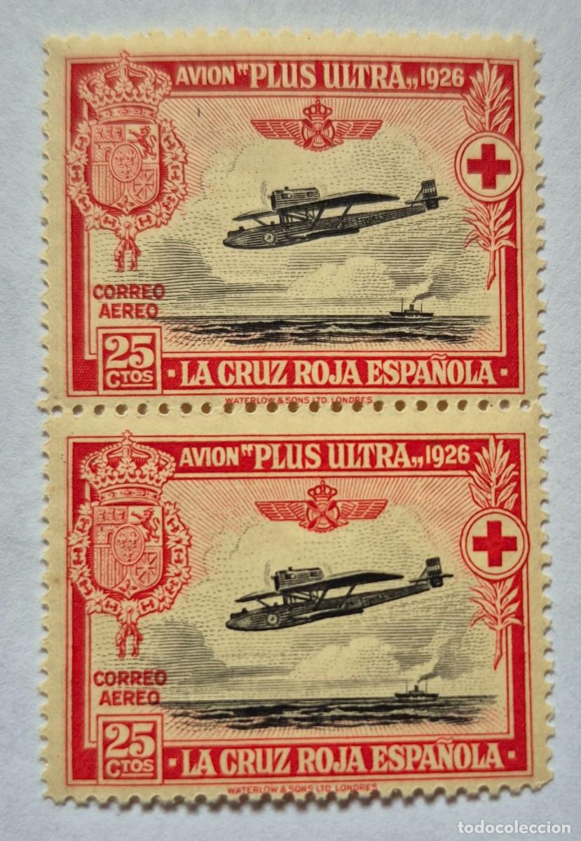 Sellos: A&ntilde;o 1926 - Edifil 343**(2) - Pro cruz roja Espa&ntilde;ola - Nuevo sin fijasello - Se env&iacute;a el de la imagen