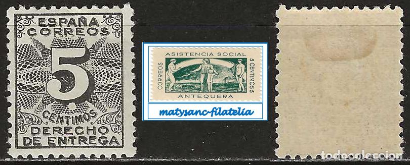 Sellos: ESPA&Ntilde;A 1931. EDIFIL 592. SERIE COMPLETA &rdquo;DERECHO DE ENTREGA&rdquo;. VER DESCRIPIPCI&Oacute;N.
