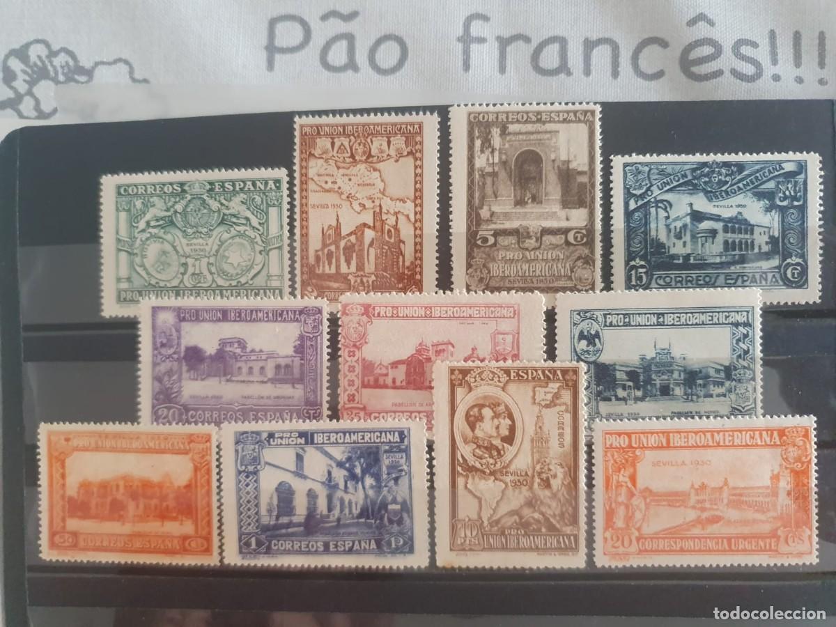 Sellos: LOTE SELLOS NUEVOS ** PRO UNION IBEROAMERICANA ESPA&Ntilde;A 1930