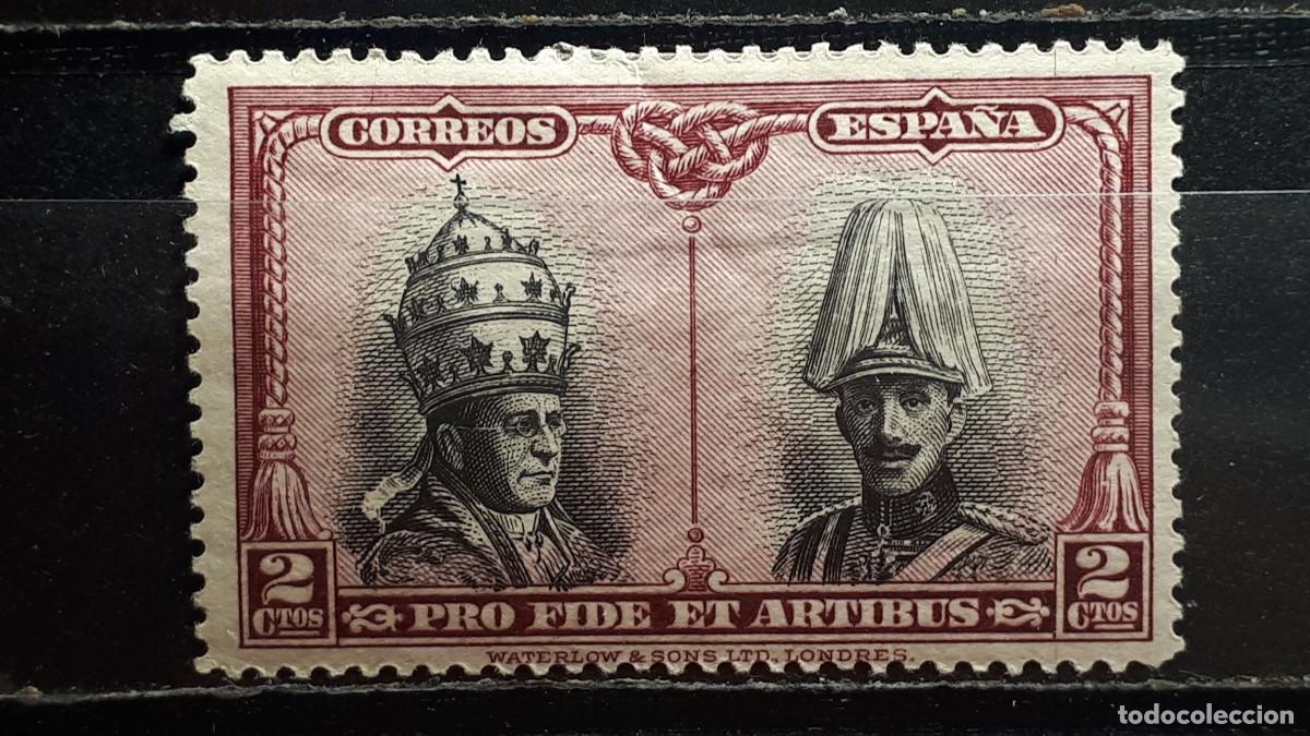 Sellos: ESPA&Ntilde;A. A&Ntilde;O 1928. *. EDIFIL 419