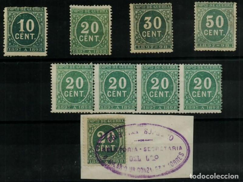 Sellos: FA4872. 1897 Cifras, conjunto formado por diversos valores