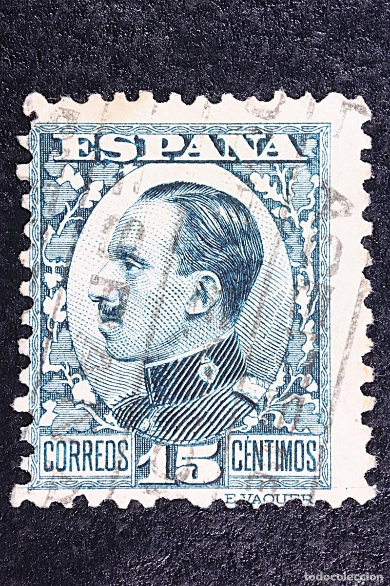 Briefmarken: Sello Postal. 1930. Espa&ntilde;a. 15 C&eacute;ntimos. Usado. Postage Stamp. 1930. Spain. 15 Centimos. Used.