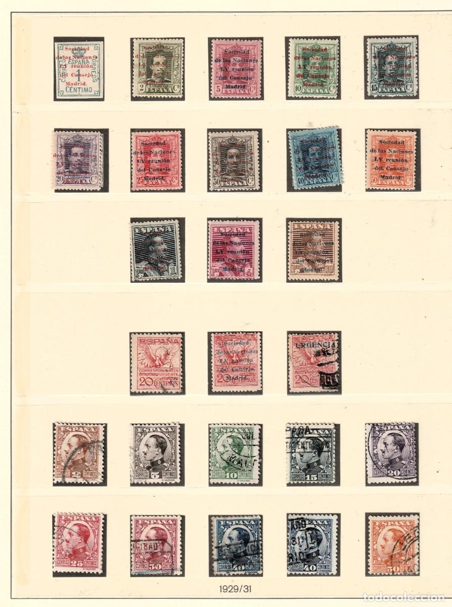 Sellos: Espa&ntilde;a hoja LIDNER coleccion completa de edf n&ordm;455/68 Completa Sellos **/*y n&ordm;490/98.Usados