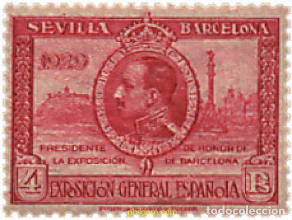 Sellos: 210470 HINGED ESPA&Ntilde;A 1929 EXPOSICION DE BARCELONA Y SEVILLA
