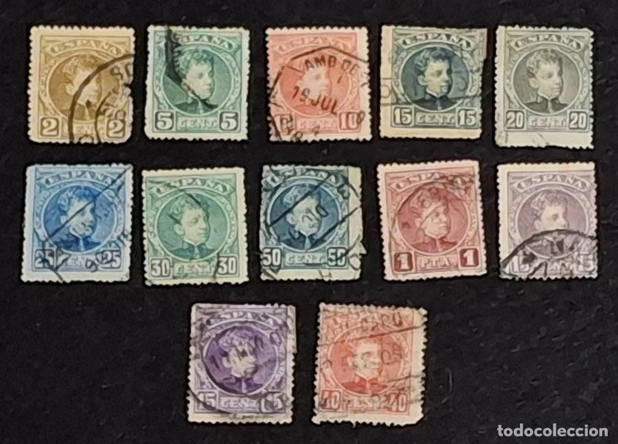 Sellos: 12 sellos Alfonso XIII