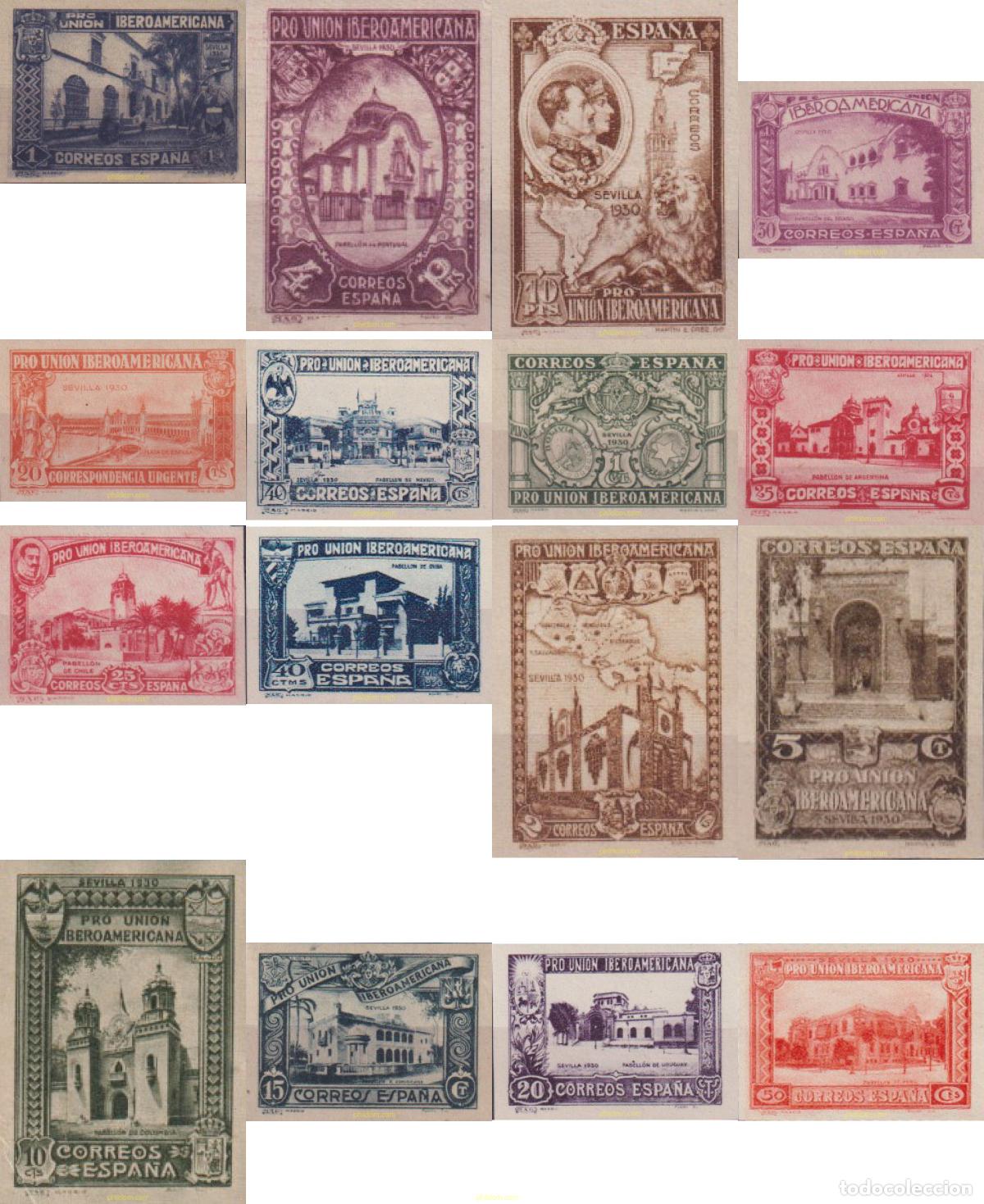 Sellos: 15220 MNH ESPA&Ntilde;A 1930 PRO UNION IBEROAMERICANA