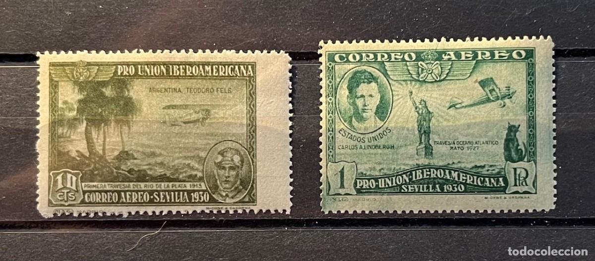 Sellos: 1930,union iberoamericana,centrados,goma,color,MN**
