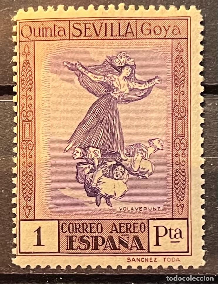 Sellos: 1930 quinta de Goya,MNH* goma,centrado,color