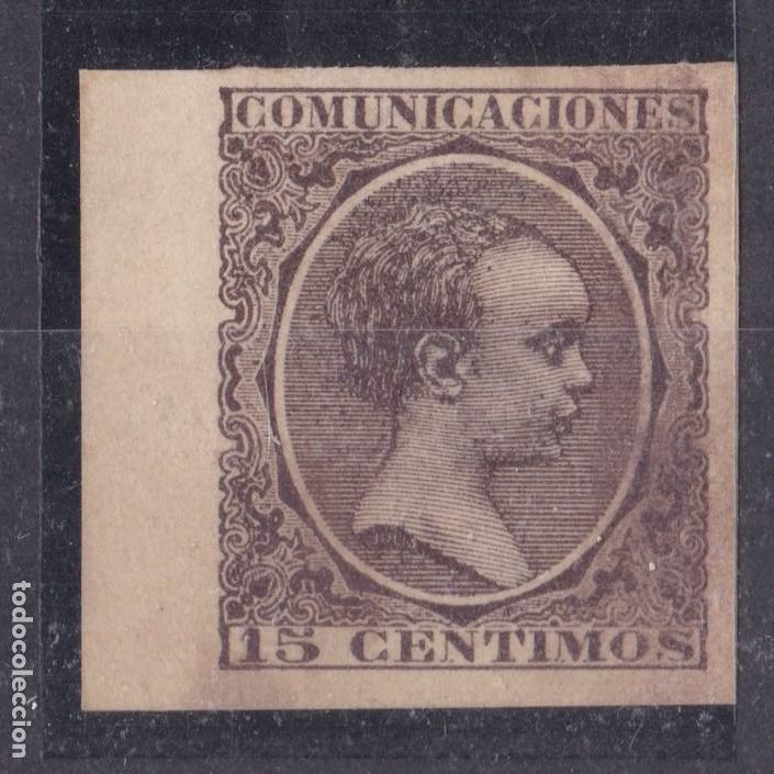 Sellos: SS10- Alfonso XIII Pel&oacute;n Edifil 219s . Sin Dentar (*) Sin Goma