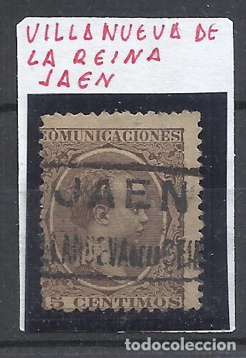 Sellos: alfonso XIII PELON EDIFIL 219 CARTERIA VILLANUEVA DE LA REINA JAEN
