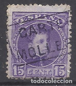 Sellos: alfonso XIII CADETE EDIFIL 246 CARTERIA MOLLERUSA LLEIDA LERIDA