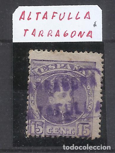 Briefmarken: alfonso XIII CADETE EDIFIL 246 CARTERIA ALTAFULLA TARRAGONA