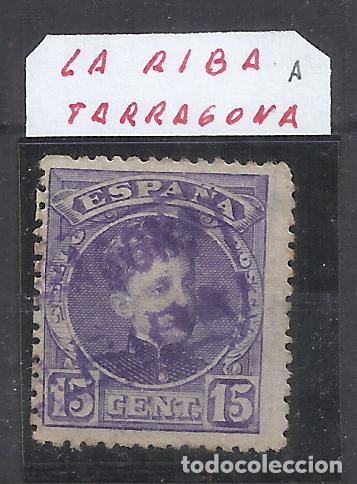 Briefmarken: alfonso XIII CADETE EDIFIL 246 CARTERIA LA RIBA TARRAGONA
