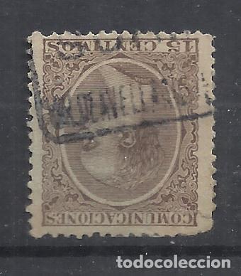 Sellos: alfonso XIII PELON EDIFIL 219 CARTERIA VALDEAVELLANO DE TERA SORIA