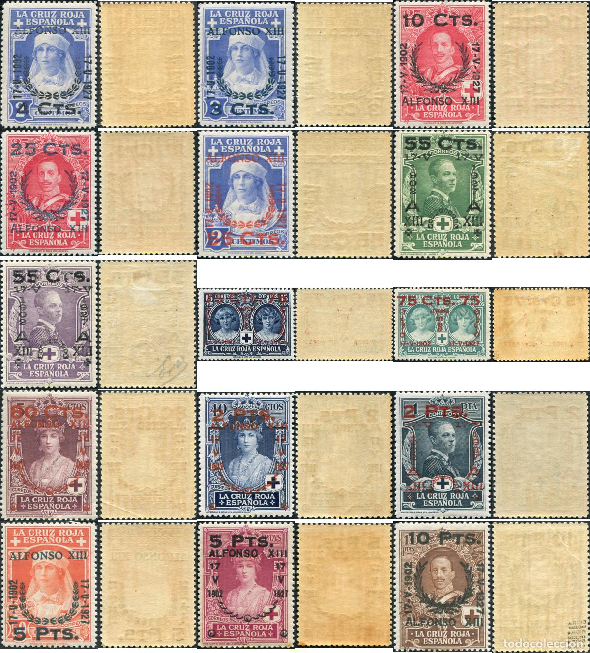 Sellos: 612449 HINGED ESPA&Ntilde;A 1927 25 ANIVERSARIO DE LA CORONACION DE ALFONSO XIII