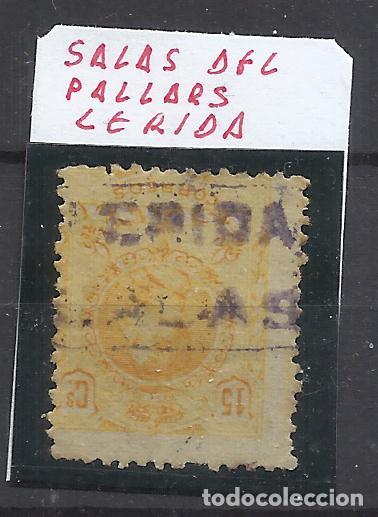 Sellos: alfonso XIII MEDALLON CARTERIA SALAS DEL PALLARS LLEIDA LERIDA