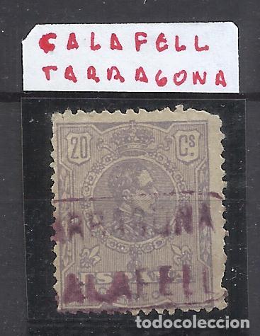 Sellos: alfonso XIII MEDALLON CARTERIA CALAFELL TARRAGONA