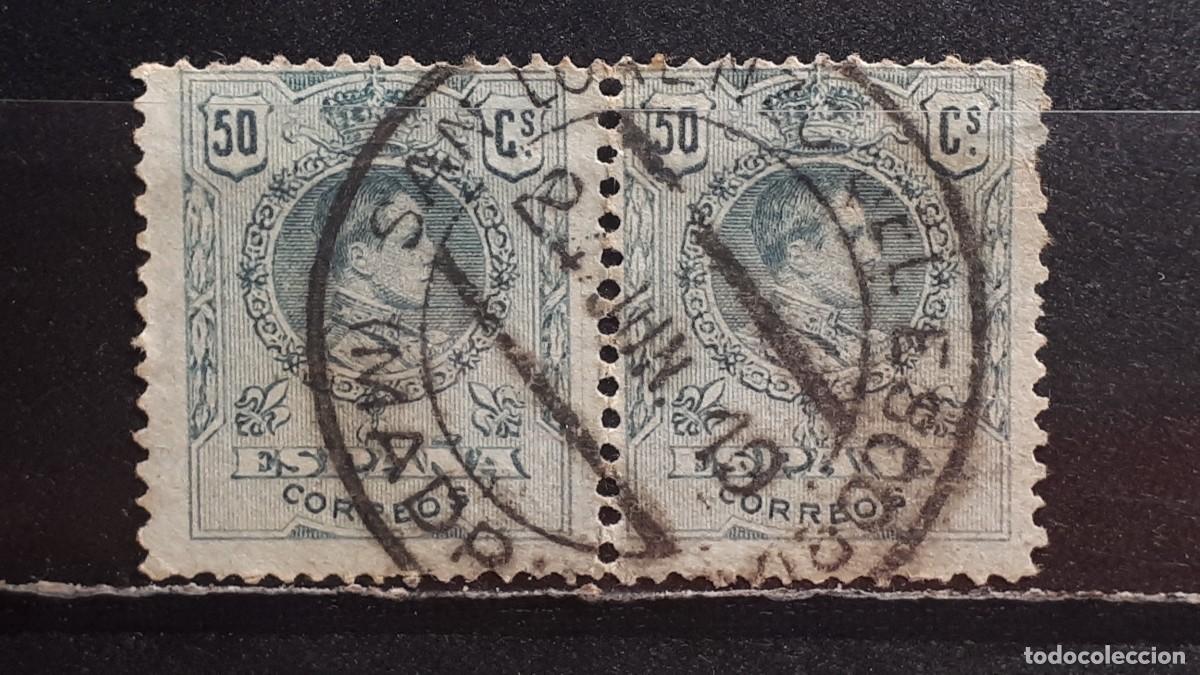 Sellos: ESPA&Ntilde;A. A&Ntilde;O 1909. &deg;. EDIFIL 277. PAREJA.