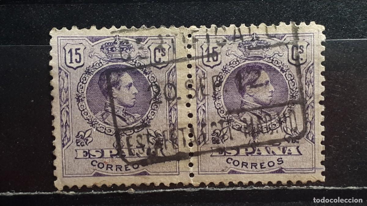 Sellos: ESPA&Ntilde;A. A&Ntilde;O 1909. &deg;. EDIFIL 270. PAREJA.