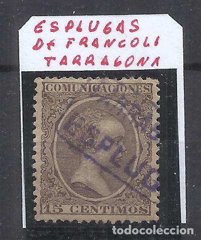 Sellos: alfonso XIII PELON EDIFIL 219 carteria esplugues de francoli tarragona