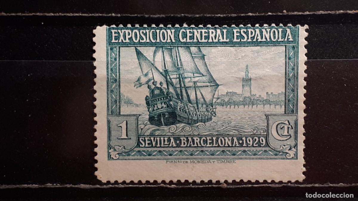Sellos: ESPA&Ntilde;A. A&Ntilde;O 1929. (*)/*. EDIFIL 434