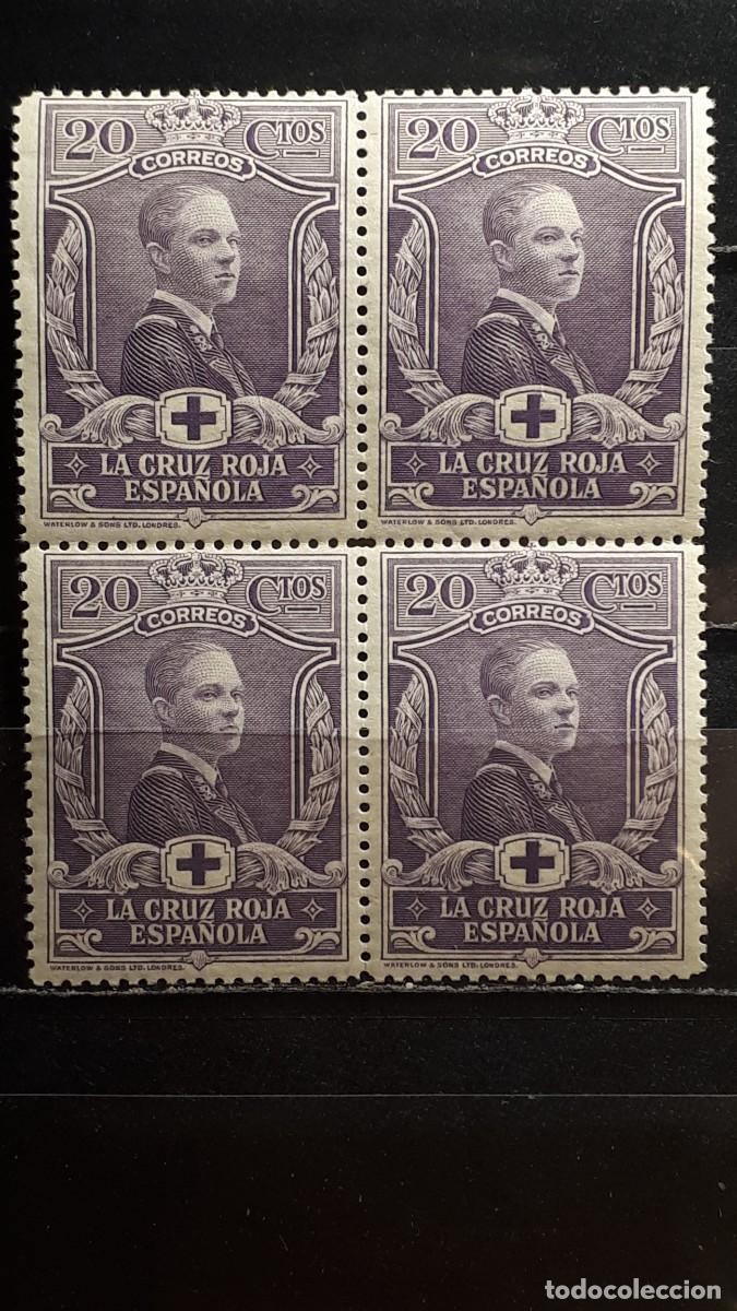 Sellos: ESPA&Ntilde;A. A&Ntilde;O 1926. **. EDIFIL 330. Bloque de 4.