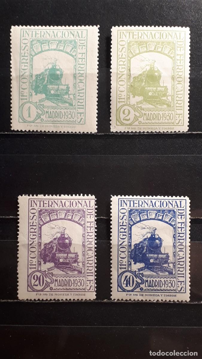 Sellos: ESPA&Ntilde;A. A&Ntilde;O 1930. *. EDIFIL 469/70, 474, 477.