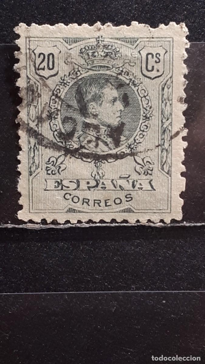 Sellos: ESPA&Ntilde;A. A&Ntilde;O 1909. &deg;. EDIFIL 272