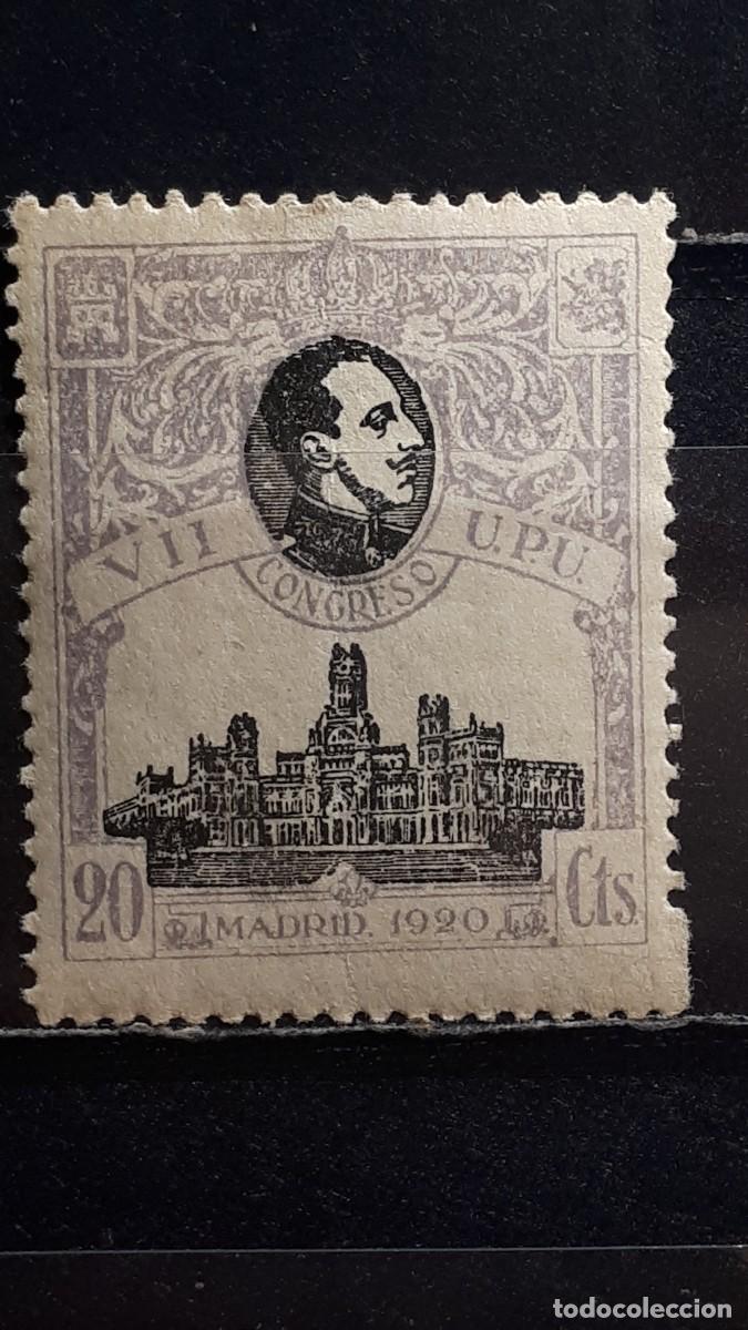 Sellos: ESPA&Ntilde;A. A&Ntilde;O 1920. **. VARIEDAD. EDIFIL 302. Bien CENTRADO.