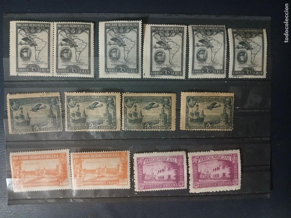 Sellos: A&Ntilde;O 1930 PRO UNION IBEROAMERICANA VER 4 IMAGENES VALOR CATALOGO 341,75 EUROS